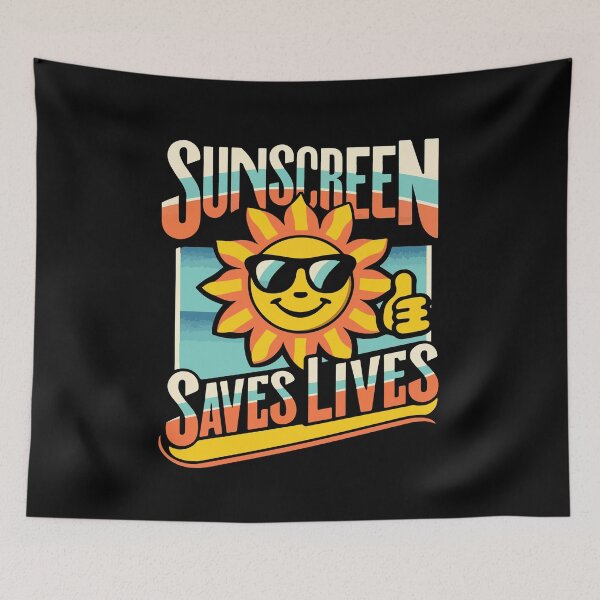 Item preview, Sunscreen Saves Lives Funny Dermatology Doctor Derm Squad designed and sold by Dressed For  Duty.