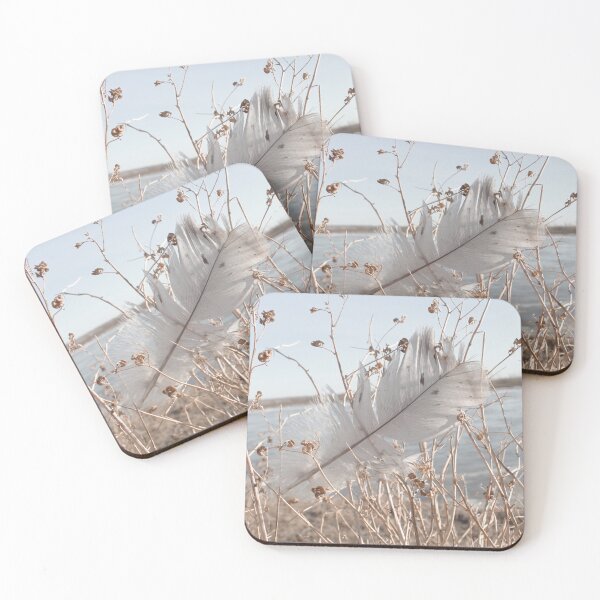 Item preview, Gray Feather On Blue Lake designed and sold by FeatherfallSTU.