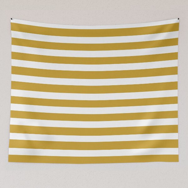 Item preview, Horizontal wide and thick stripe fashion yellow and white  designed and sold by Carlos Gudino.