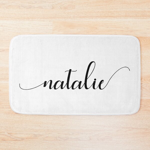 Item preview, Natalie - Custom name on delicate black cursive font designed and sold by To the Lua.