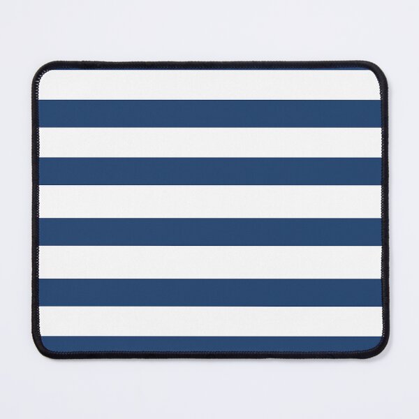 Item preview, Horizontal wide and thick stripe fashion blue and white Sailor style designed and sold by Carlos Gudino.