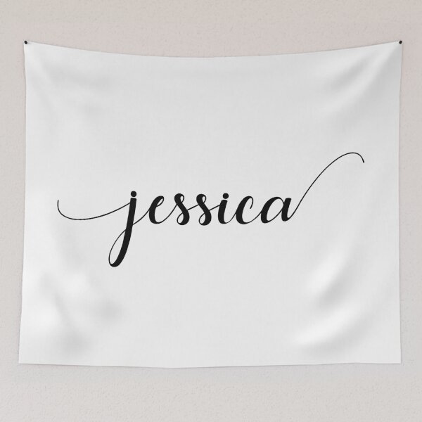 Item preview, Jessica - Custom name on delicate black cursive font designed and sold by To the Lua.