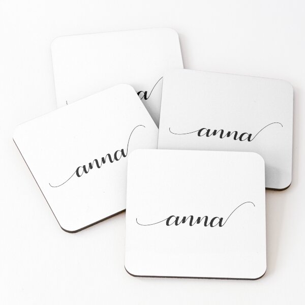 Item preview, Anna - Custom name on delicate black cursive font designed and sold by To the Lua.