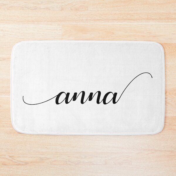 Item preview, Anna - Custom name on delicate black cursive font designed and sold by To the Lua.