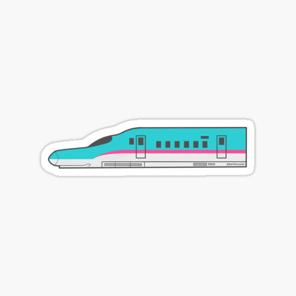 Vista previa del artículo con la obra «E5 Shinkansen (perfil lateral)», diseñado y vendido por baritonusax.