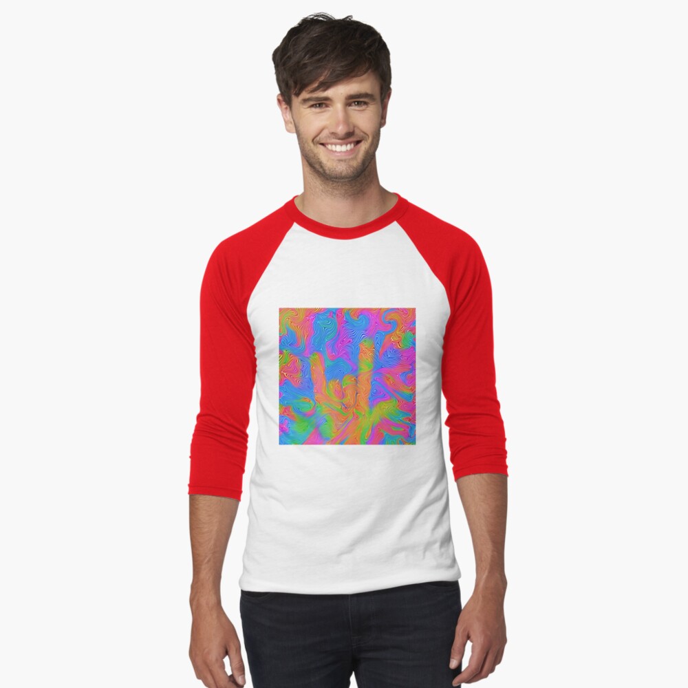 Item preview, Baseball ¾ Sleeve T-Shirt designed and sold by blackhalt.