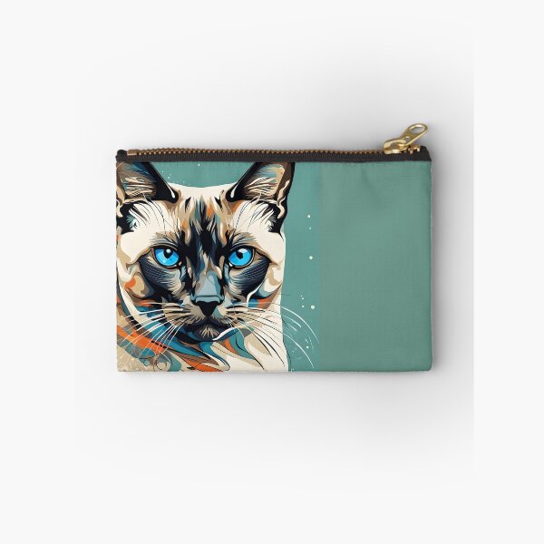 Item preview, Siamese Cat Face Art designed and sold by RhondaLily.