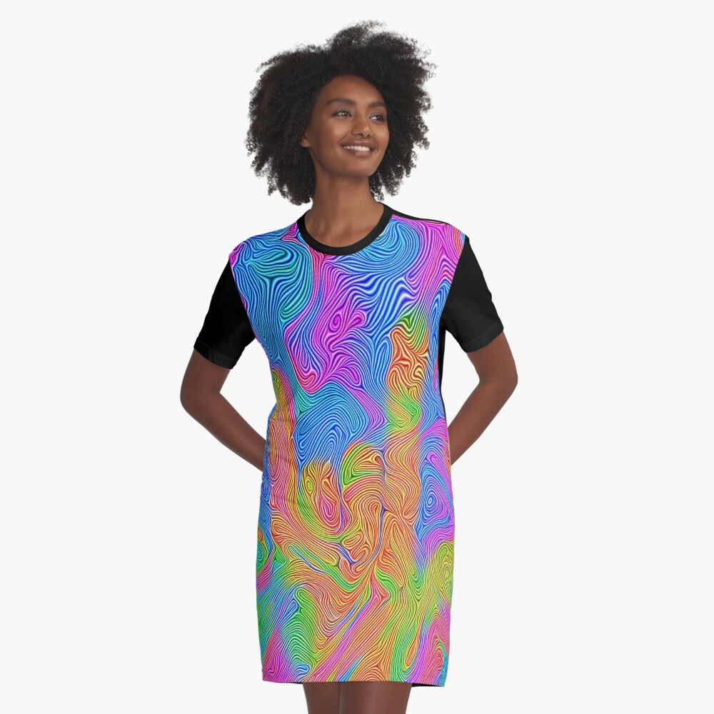 Item preview, Graphic T-Shirt Dress designed and sold by blackhalt.
