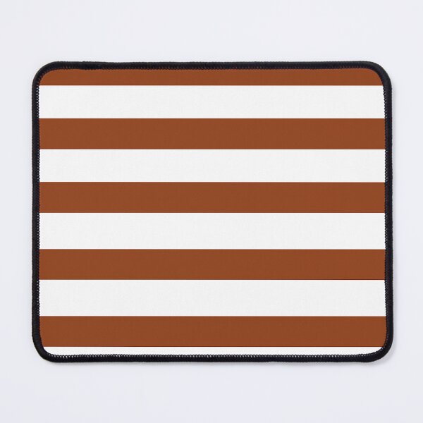 Item preview, Horizontal wide and thick stripe fashion brown and white color designed and sold by Carlos Gudino.