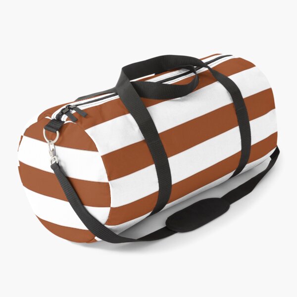 Item preview, Horizontal wide and thick stripe fashion brown and white color designed and sold by Carlos Gudino.