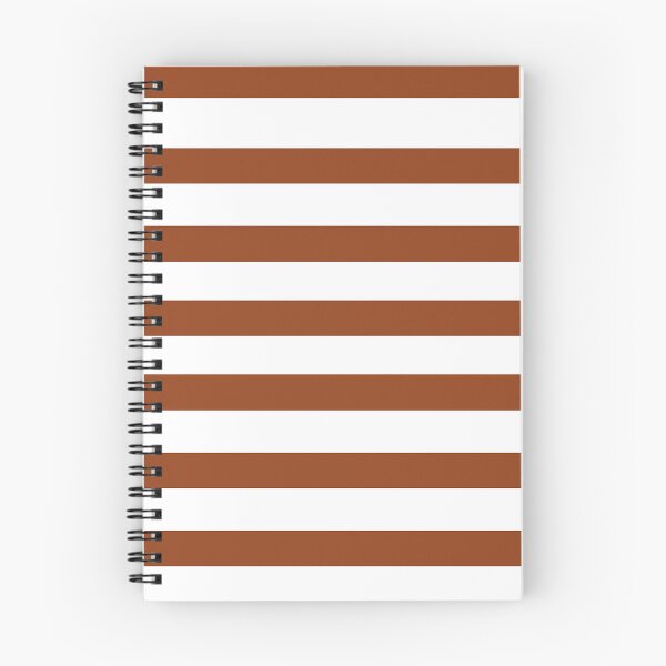 Item preview, Horizontal wide and thick stripe fashion brown and white color designed and sold by Carlos Gudino.