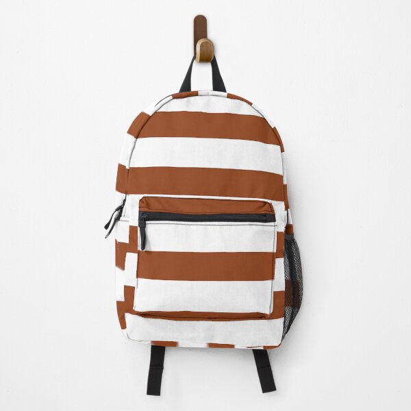 Item preview, Horizontal wide and thick stripe fashion brown and white color designed and sold by Carlos Gudino.