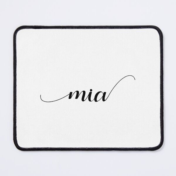 Item preview, Mia - Custom name on delicate black cursive font designed and sold by To the Lua.