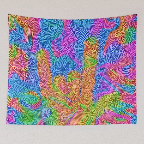 Item preview, Abstract ILY sign designed and sold by blackhalt.