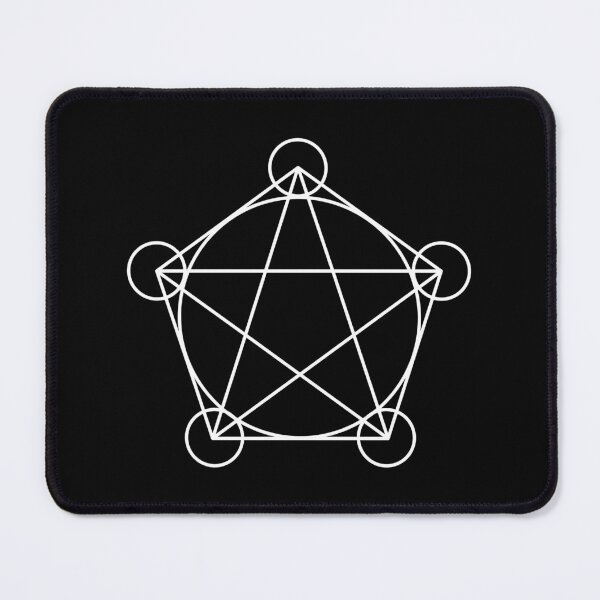 Item preview, Sacred Geometry, Pentagram in a circle designed and sold by Numbers-Art.