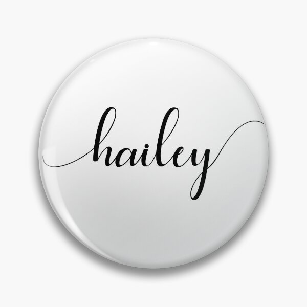 Item preview, Hailey - Custom name on delicate black cursive font designed and sold by To the Lua.