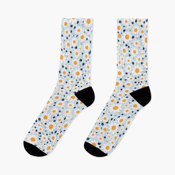 Item preview, Orange and white flower pattern designed and sold by Pixevol.