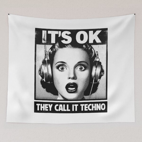 Item preview, They Call It Techno - Music DJ Life designed and sold by Urban-Alien.