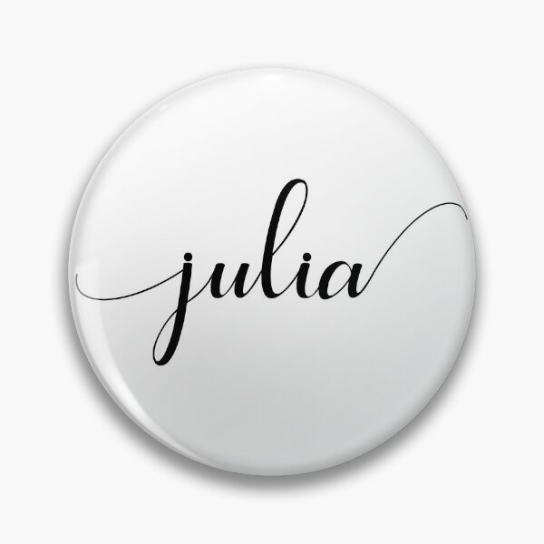 Item preview, Julia - Custom name on delicate black cursive font designed and sold by To the Lua.