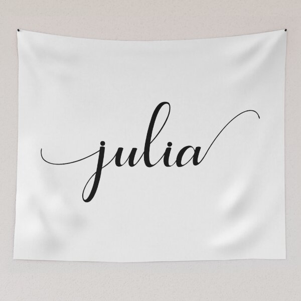 Item preview, Julia - Custom name on delicate black cursive font designed and sold by To the Lua.