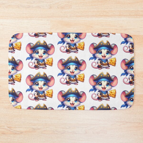 Item preview, Cute Kawaii Pirate Mouse designed and sold by Redblackman.