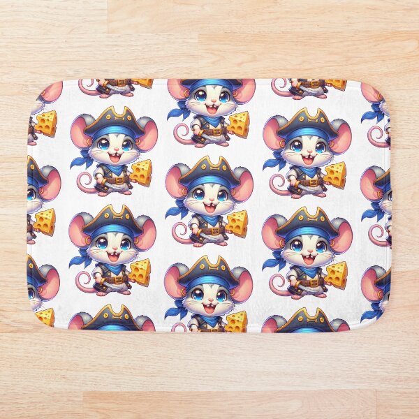 Item preview, Cute Kawaii Pirate Mouse designed and sold by Redblackman.