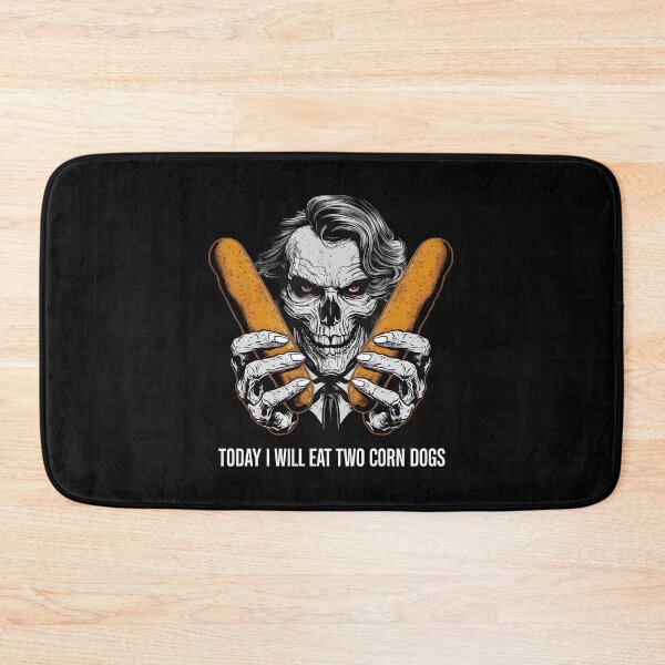 Item preview, Today I Will Eat Two Corn Dogs Funny Meme designed and sold by HeadTurningArt.