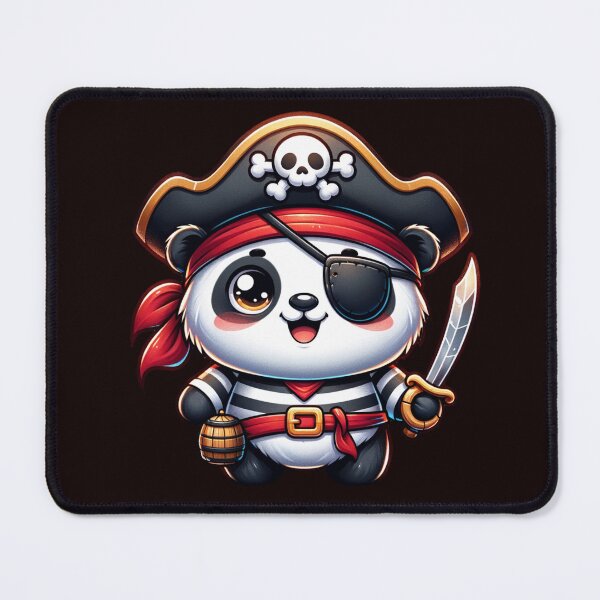 Item preview, Cute Kawaii Pirate Panda designed and sold by Redblackman.