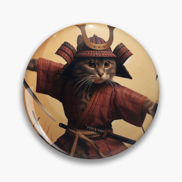 Item preview, Cat Samurai Aichi - Samurai Warrior designed and sold by Animejasps.