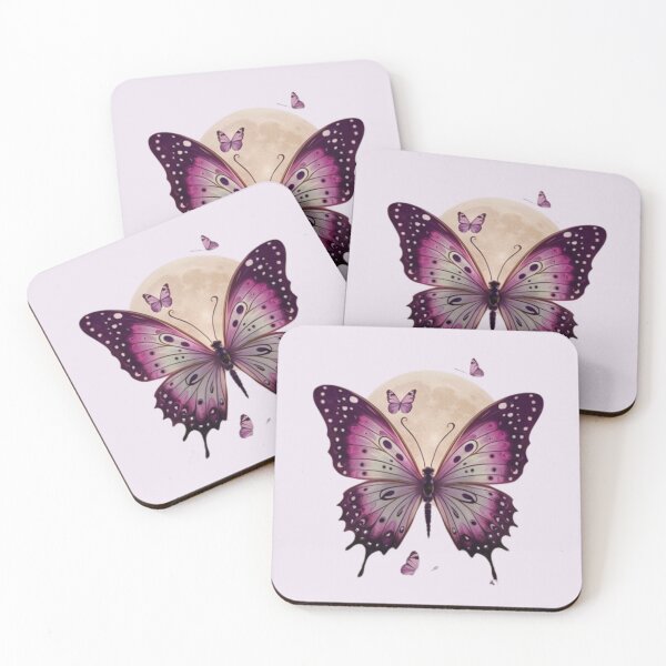 Item preview, Butterfly and the moon designed and sold by AldeaPod.