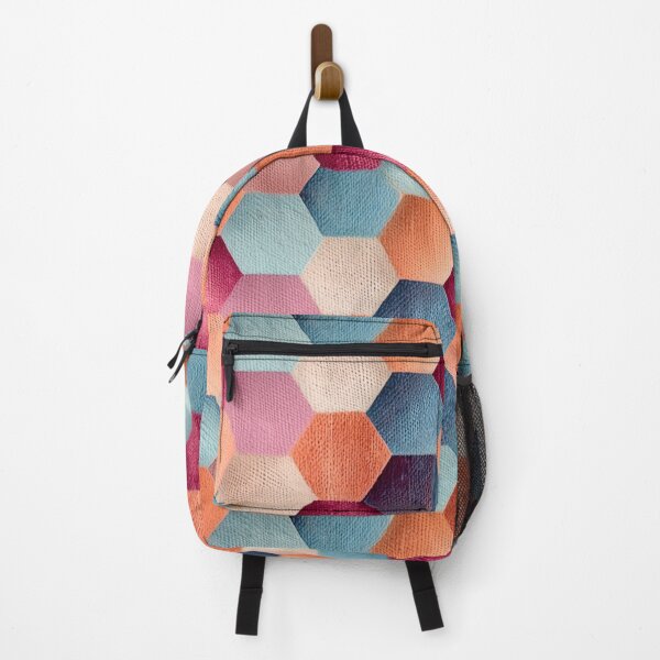 Item preview, Textured seamless hexagonal colorful Pattern  designed and sold by creativekrish.