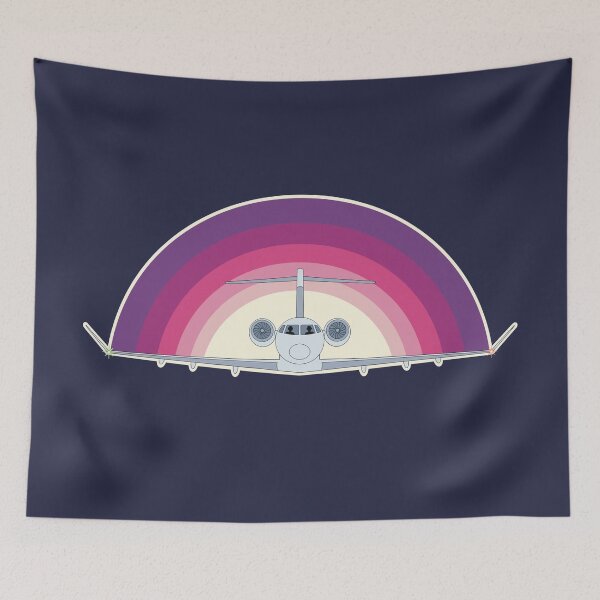 Item preview, Aviation Design Challenger 350 Jet Flying at Sunset  designed and sold by skye-studio.