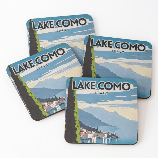 Item preview, Lago di Como Italia Retro Travel Art designed and sold by ZionPosteria.