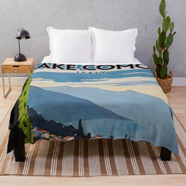 Item preview, Lago di Como Italia Retro Travel Art designed and sold by ZionPosteria.