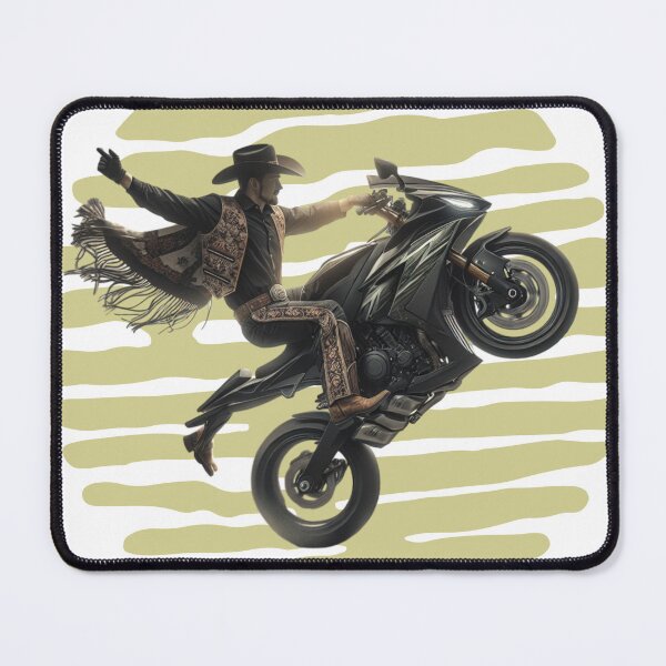 Item preview, Motorcycle Cowboy, Spurs And Sprockets designed and sold by DroopysDesigns.