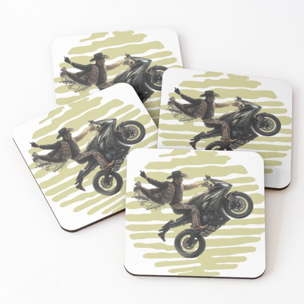 Item preview, Motorcycle Cowboy, Spurs And Sprockets designed and sold by DroopysDesigns.