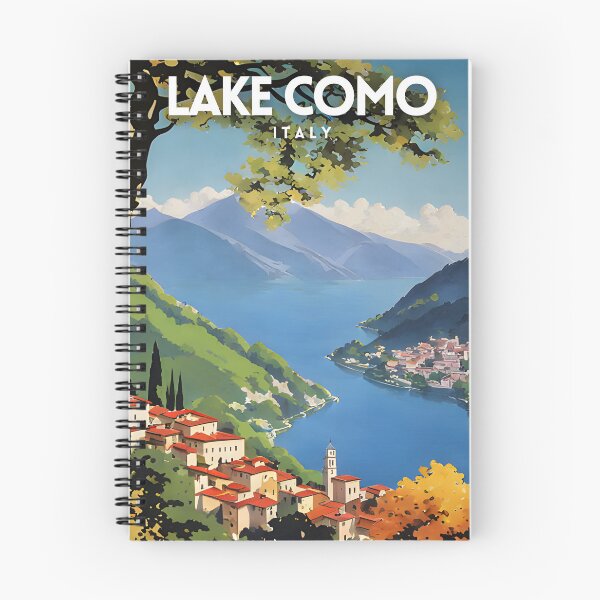 Item preview, Lake Como Italy Minimal Travel Poster designed and sold by ZionPosteria.
