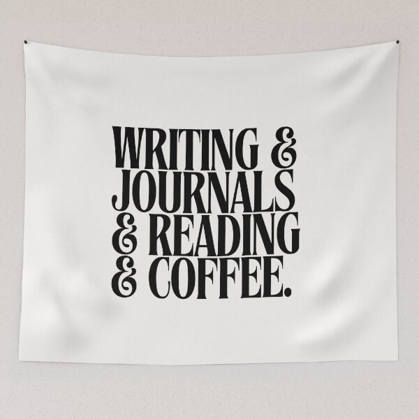 Item preview, Writing & Journals & Reading & Coffee  designed and sold by SWETA HALDER.