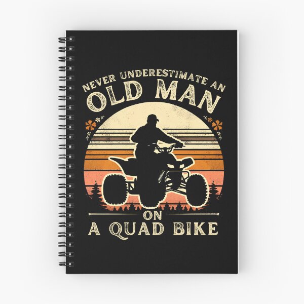 Item preview, Never Underestimate an Old Man on a Quad Bike Vintage ATV designed and sold by PantatKiller.