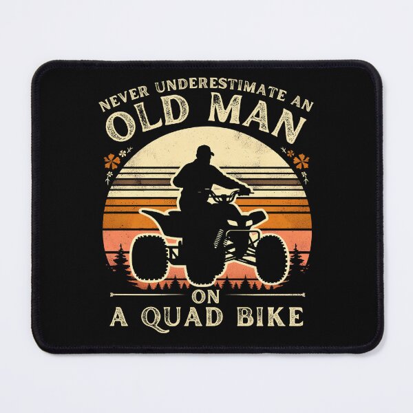Item preview, Never Underestimate an Old Man on a Quad Bike Vintage ATV designed and sold by PantatKiller.