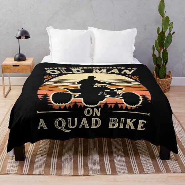 Item preview, Never Underestimate an Old Man on a Quad Bike Vintage ATV designed and sold by PantatKiller.