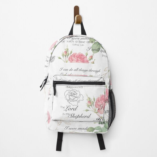 Item preview, Positive affirmations Christian inspirational Bible verses roses flowers butterfly designed and sold by Inktown.