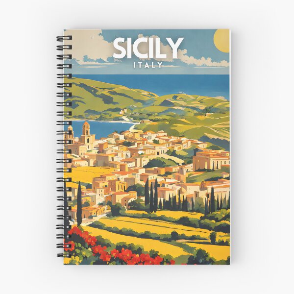 Artikelvorschau, Sizilien Italien Reisekunst Poster entworfen und verkauft von ZionPosteria.