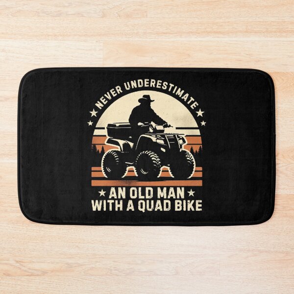 Item preview, Old Man on a Quad Bike Never Underestimate ATV Vintage designed and sold by PantatKiller.