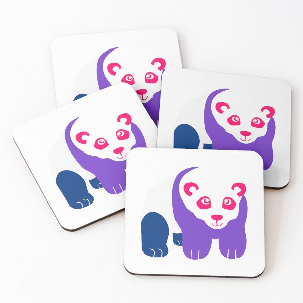 Item preview, Bisexual Pride Panda designed and sold by HarveyHandcraftsandDesigns.