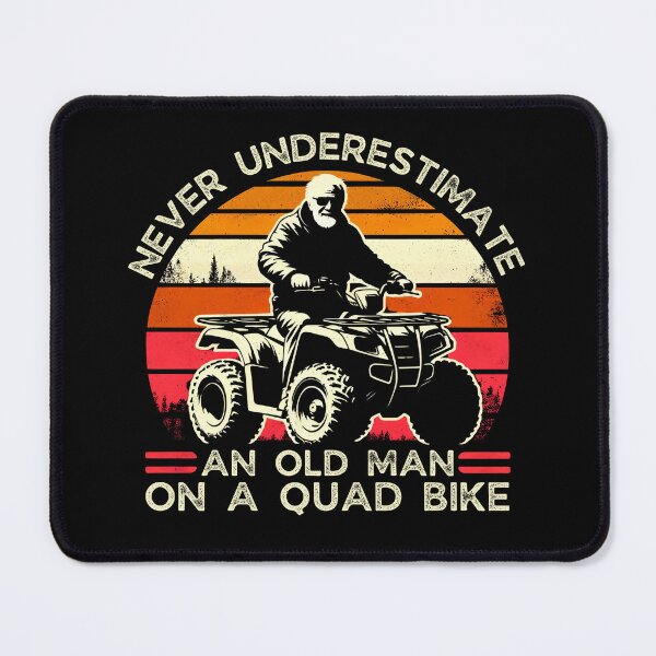Item preview, Never Underestimate a Vintage Quad Bike Rider Old Man on ATV designed and sold by PantatKiller.