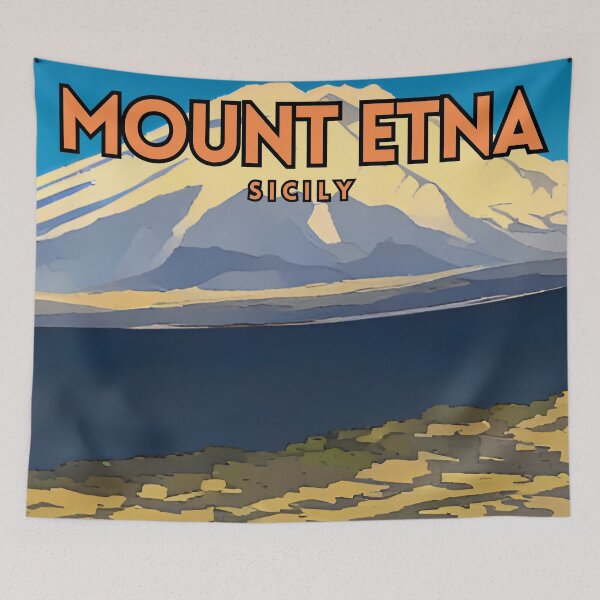 Item preview, Mount Etna Sicily designed and sold by ZionPosteria.