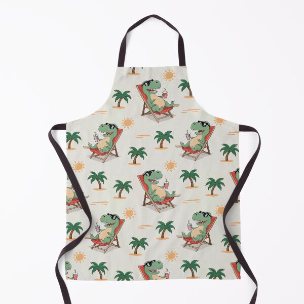 Item preview, Dinosaurs on the beach, seamless pattern designed and sold by GabbyKI261.