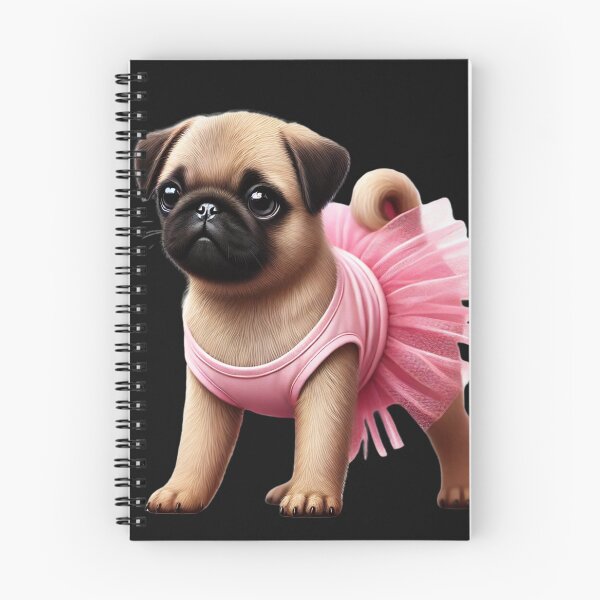 Item preview, Sweet, little pug in a pink tutu. designed and sold by toypoodlemom.