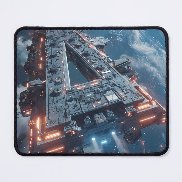 Item preview, Future Spaceship Alphabet A Design designed and sold by Lucky-Sheep777.